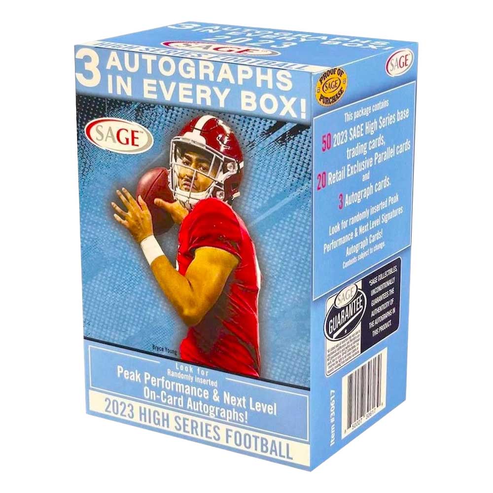 2023 Sage Hit High Series Football Blaster Box