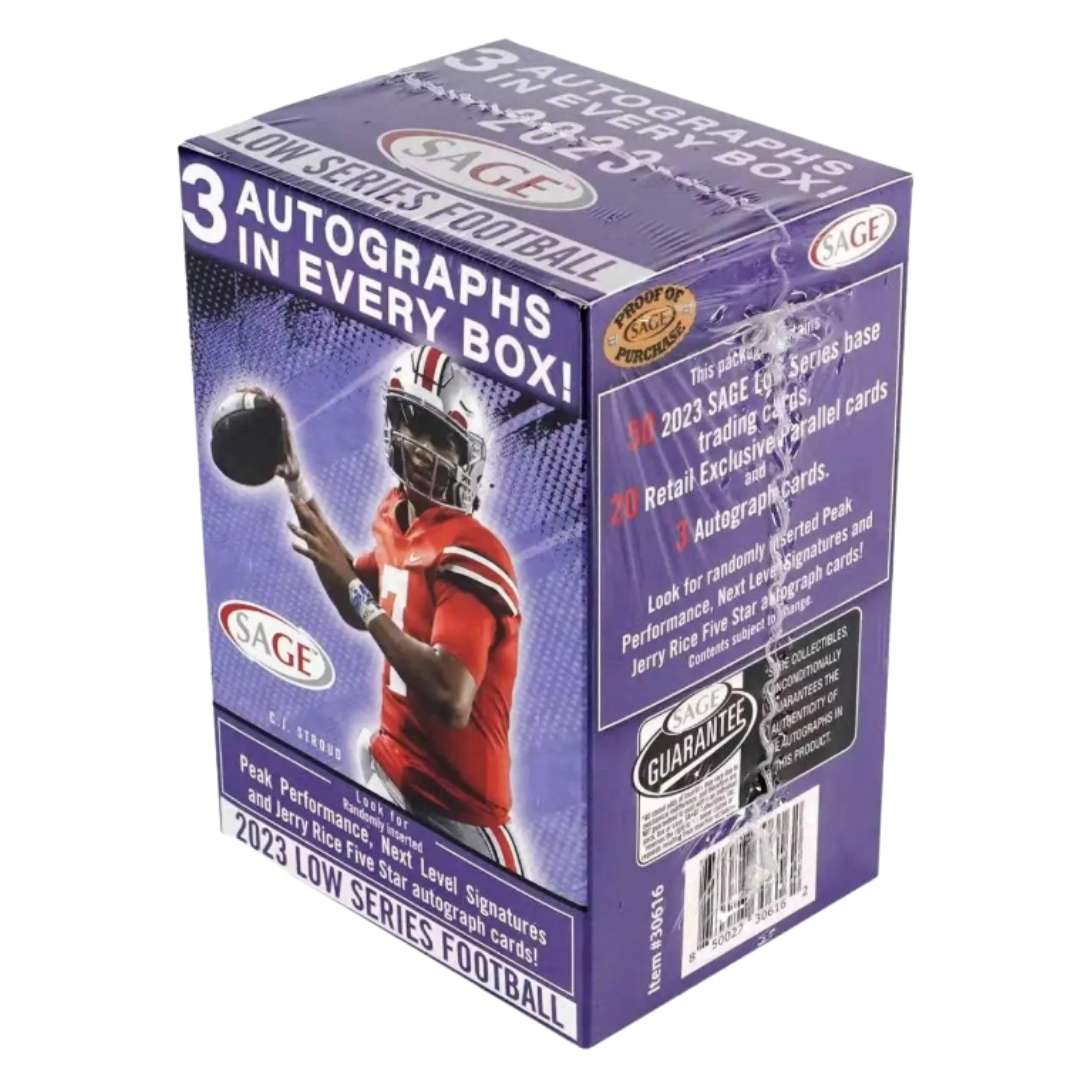 2023 Sage Hit Low Series Football Blaster Box