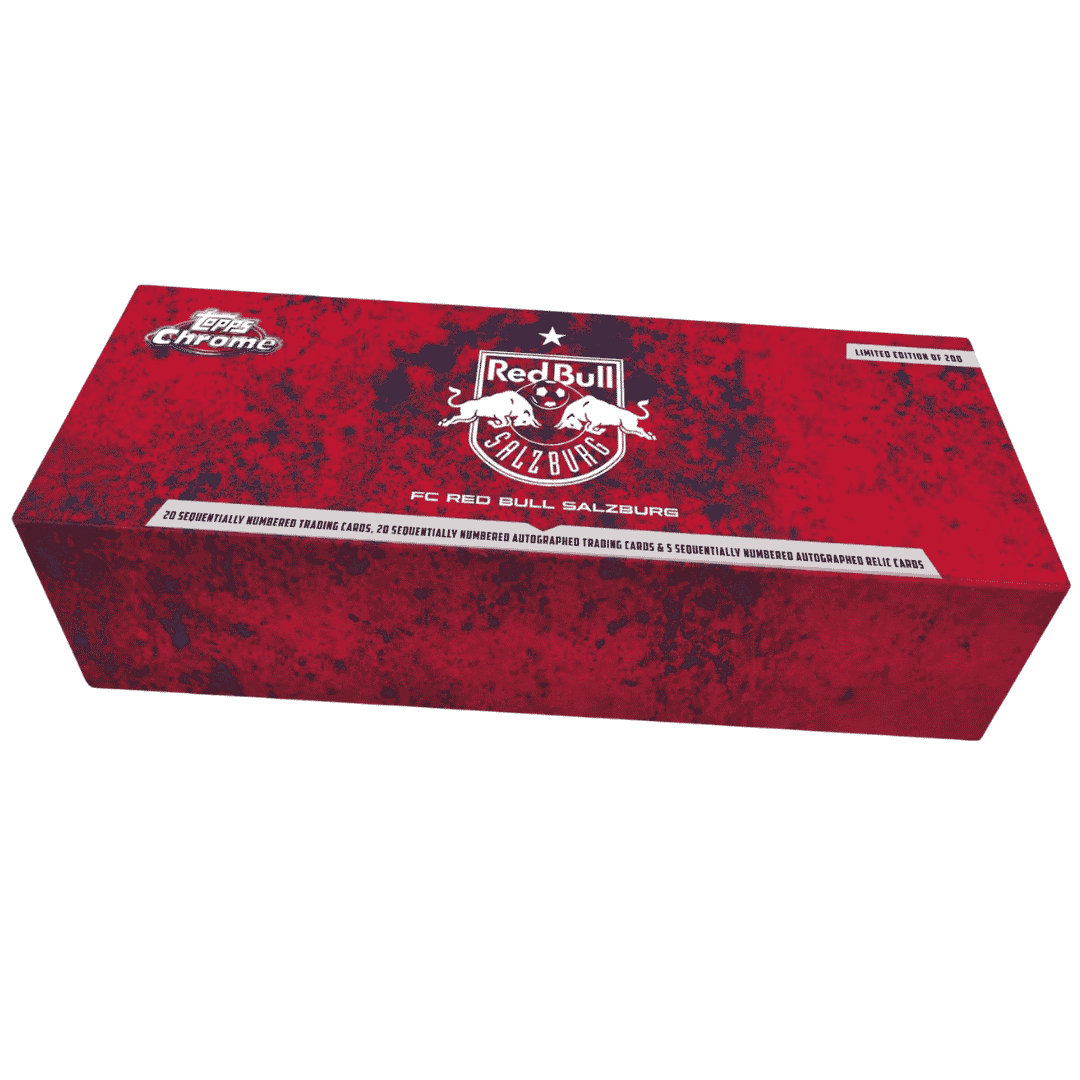 2023 Topps Chrome FC Red Bull Salzburg Soccer Hobby Set (Box) (25 Autos!)
