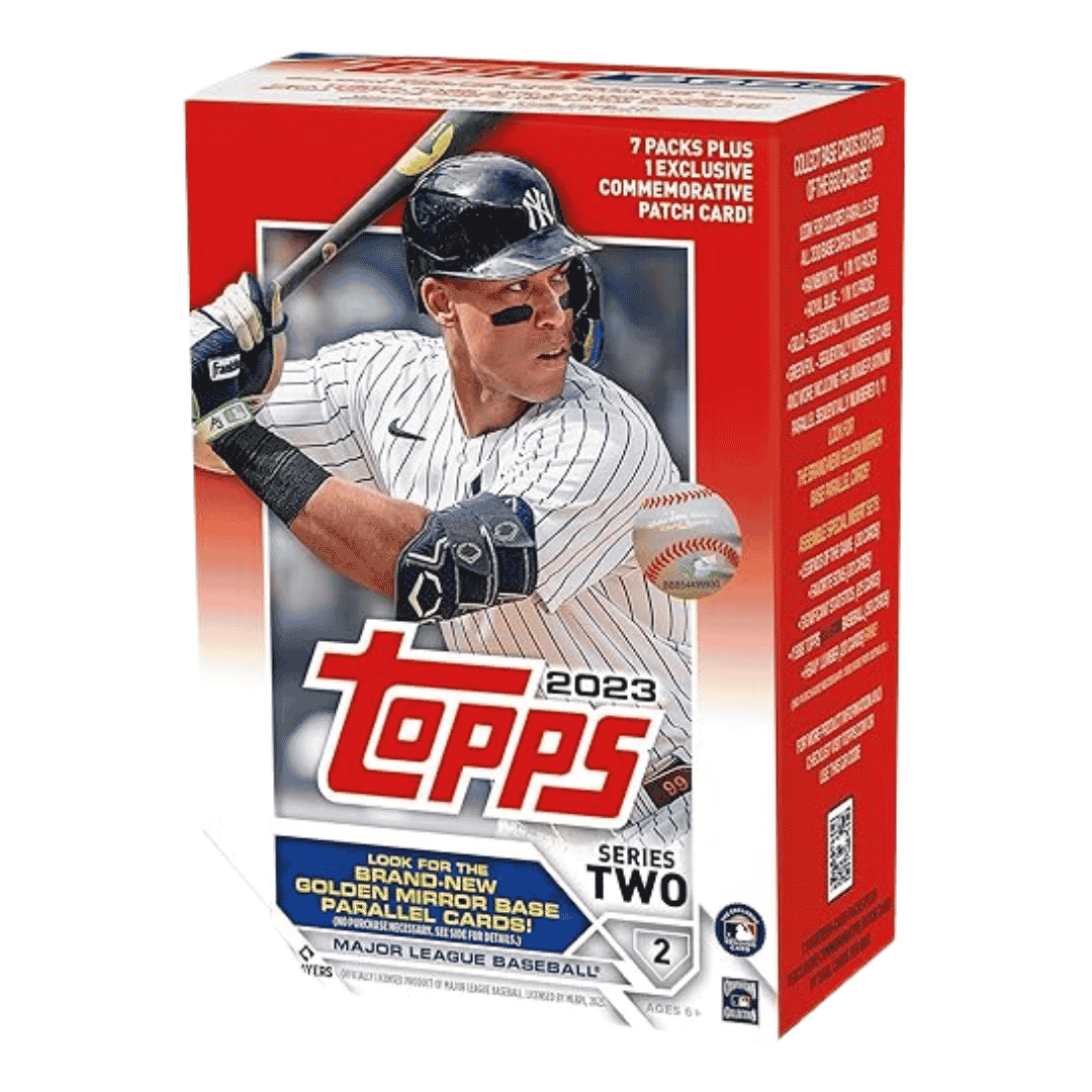 2023 Topps Series 2 Baseball 7-Pack Blaster Box (Commemorative Relic Card!)