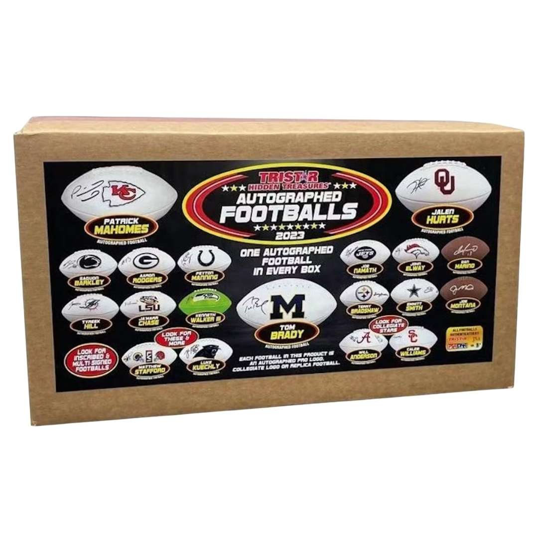 2023 Tristar Hidden Treasures Autographed Footballs Box