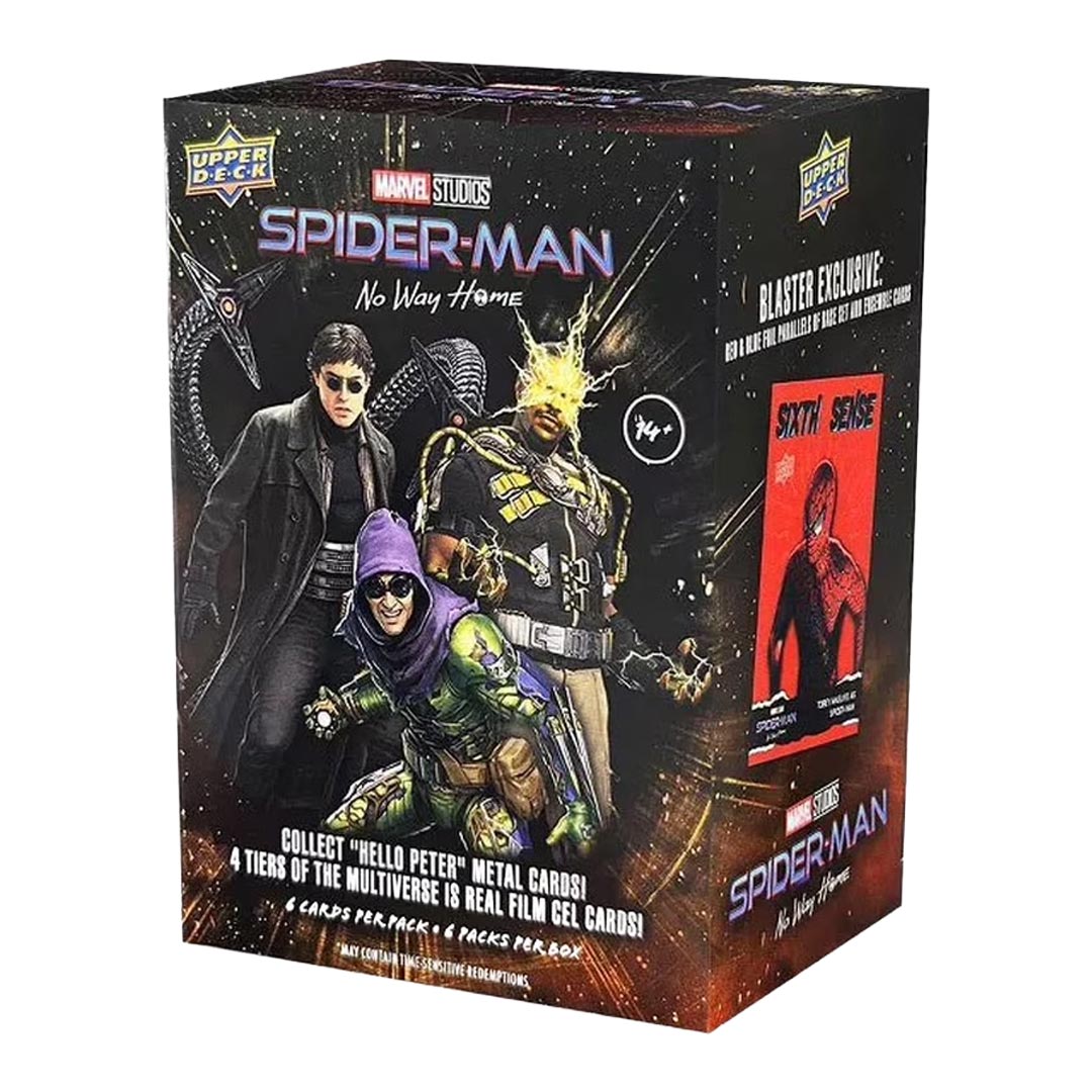 2023 Upper Deck Spider-Man No Way Home 6-Pack Blaster Box