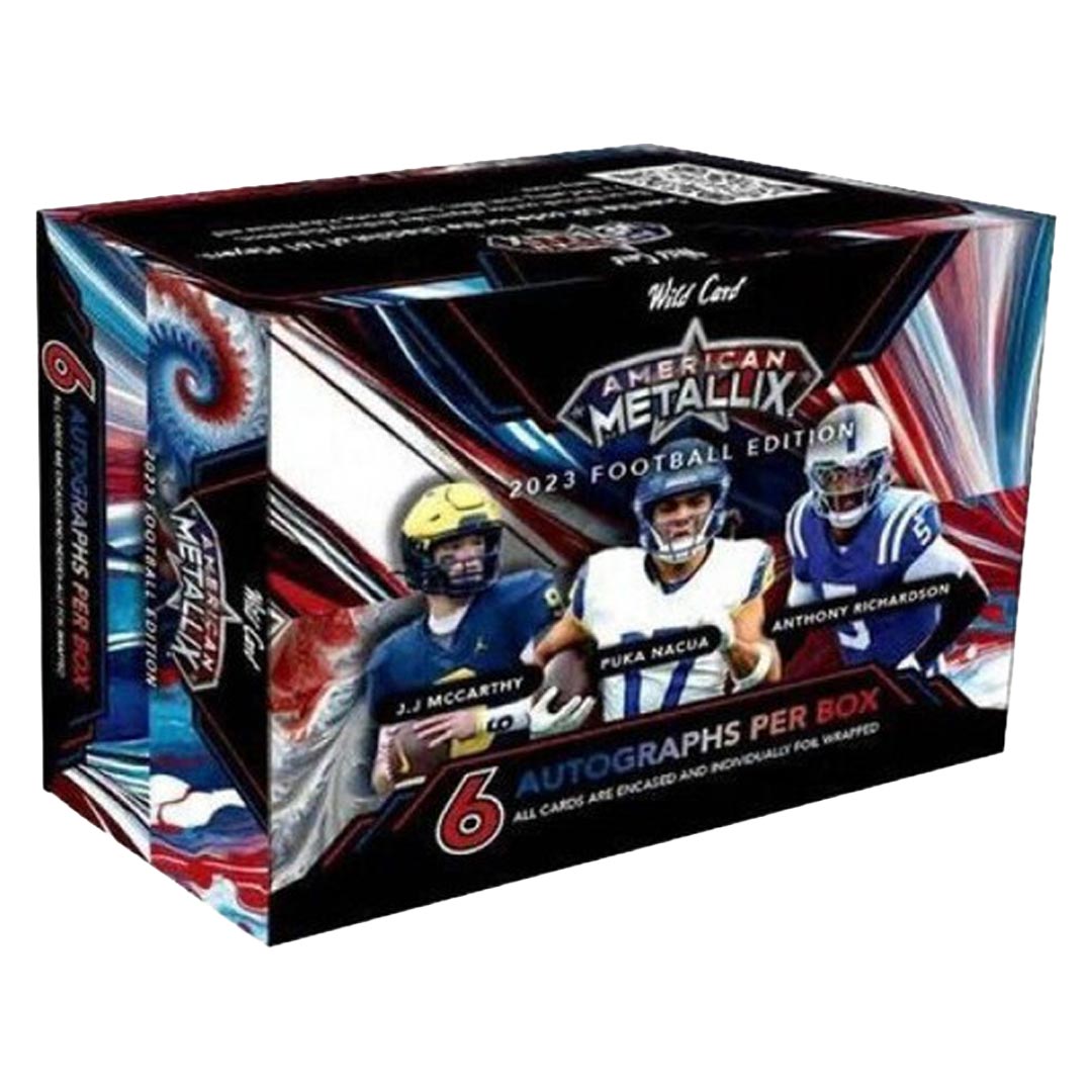 2023 Wild Card American Metallix Football Hobby Box