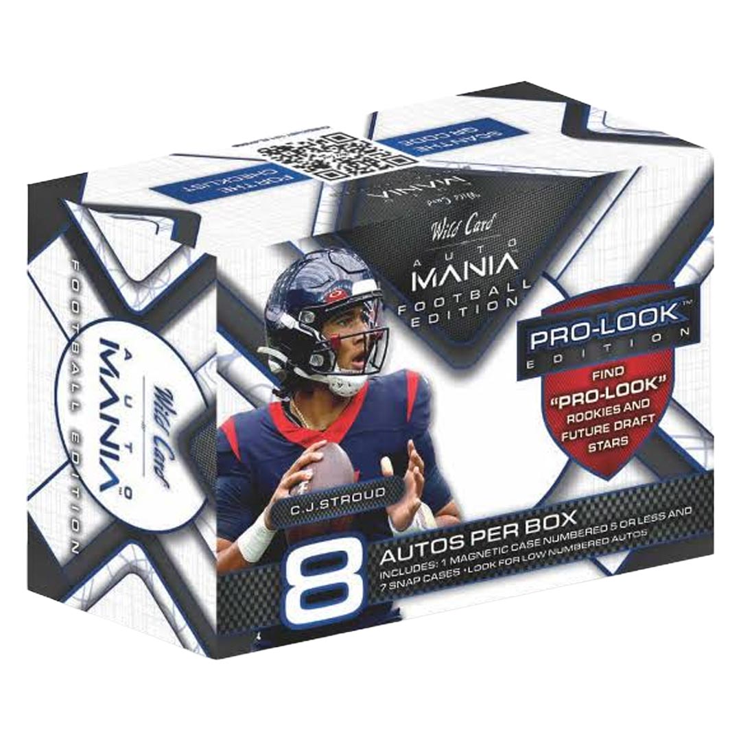 2023 Wild Card Auto Mania Pro-Look Football Edition Box