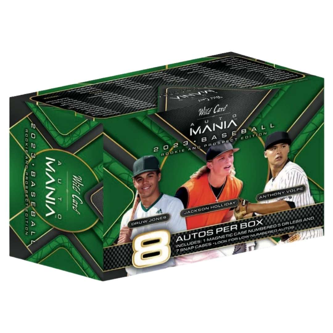 2023 Wild Card Auto Mania Rookie & Prospect Edition Baseball Hobby Box