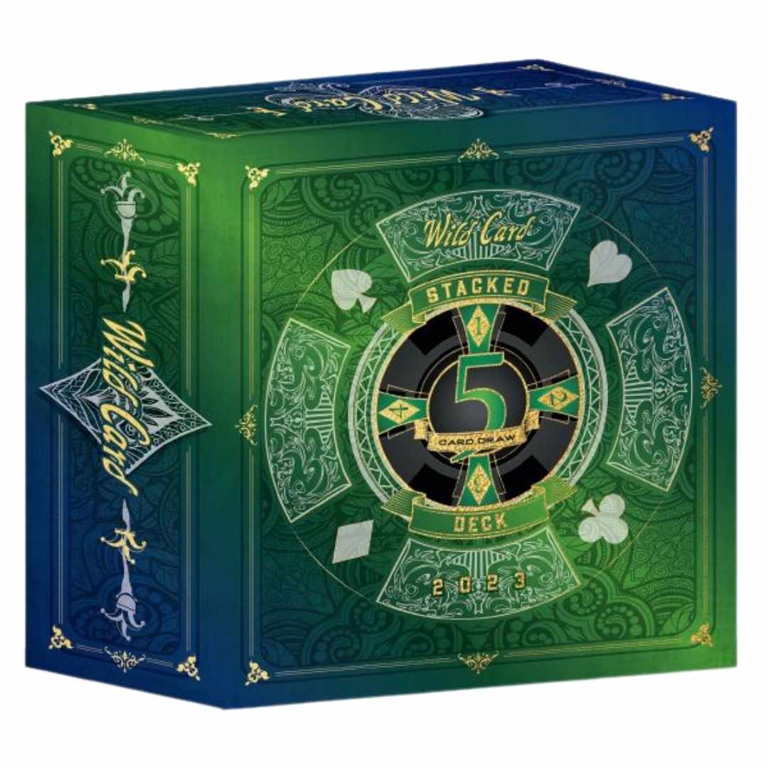 2023 Wild Card Five Card Draw Stacked Deck Football Hobby Box