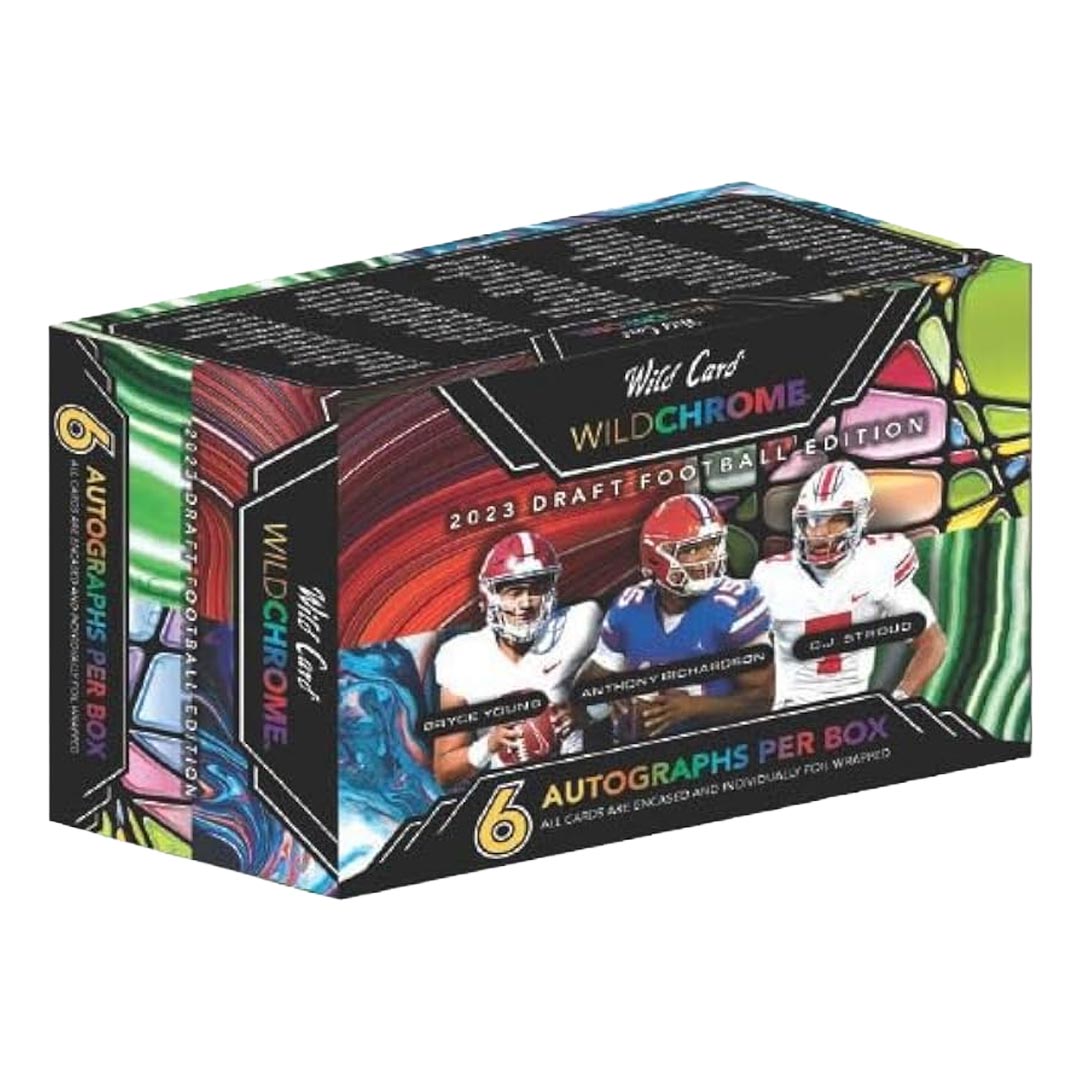 2023 Wild Card Wildchrome Draft Football Hobby Box