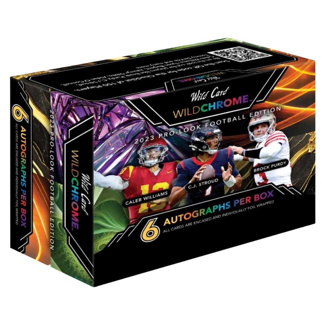 2023 Wild Card Wildchrome Pro-Look Football Edition Box