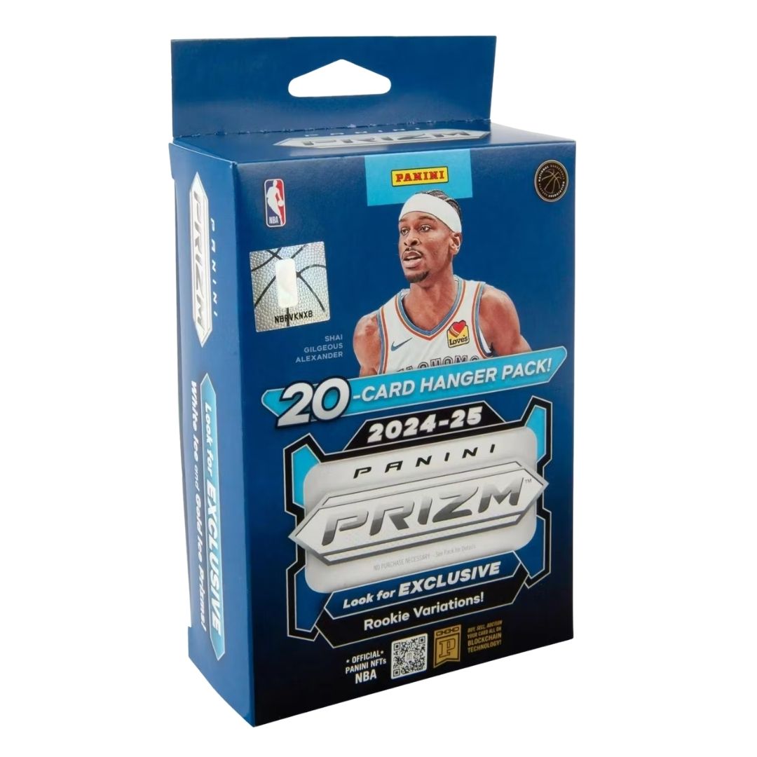 2024-25 Panini Prizm Basketball Hanger Pack Box(White and Gold Ice Prizms!)