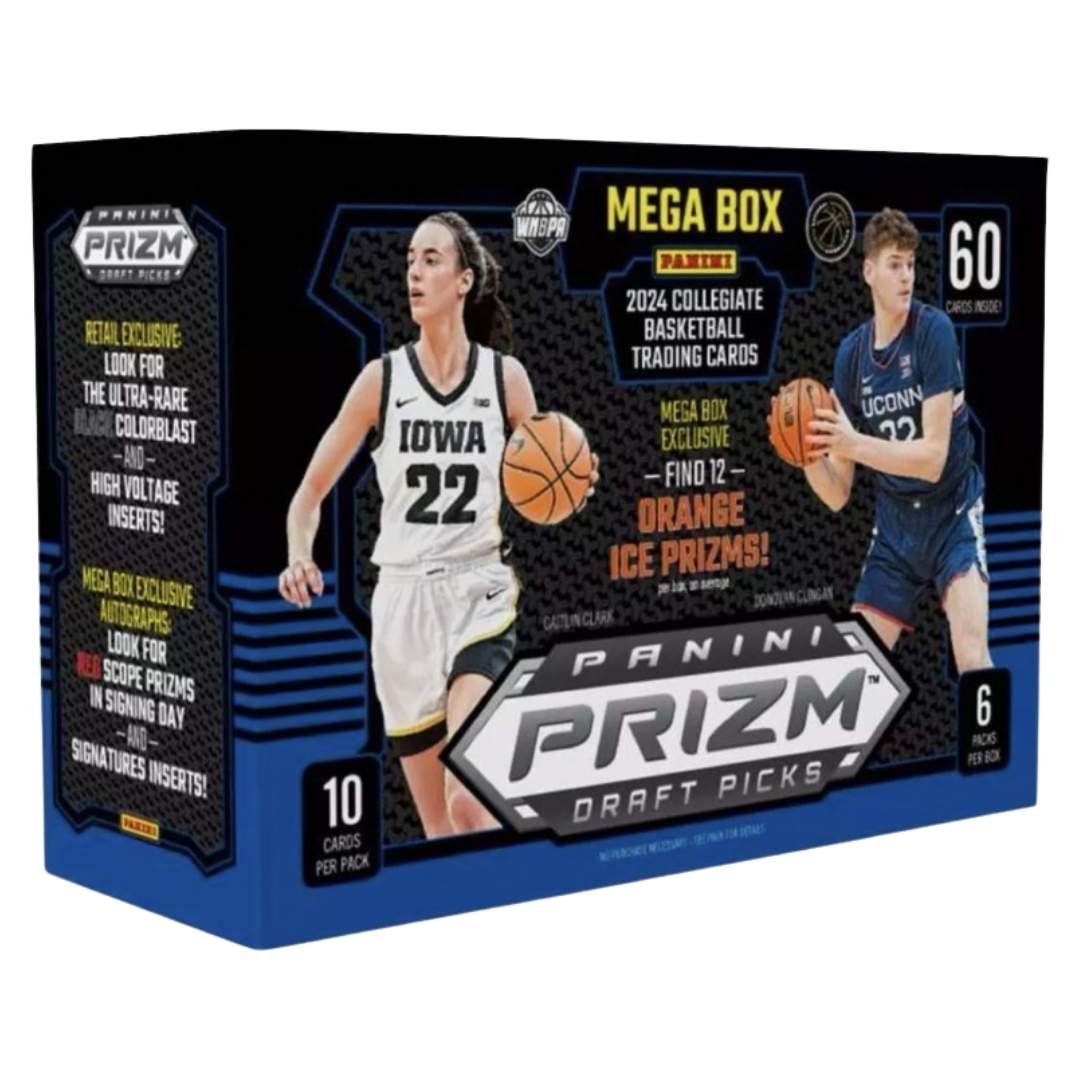 2024-25 Panini Prizm Draft Basketball Mega Box - Orange Ice Prizms