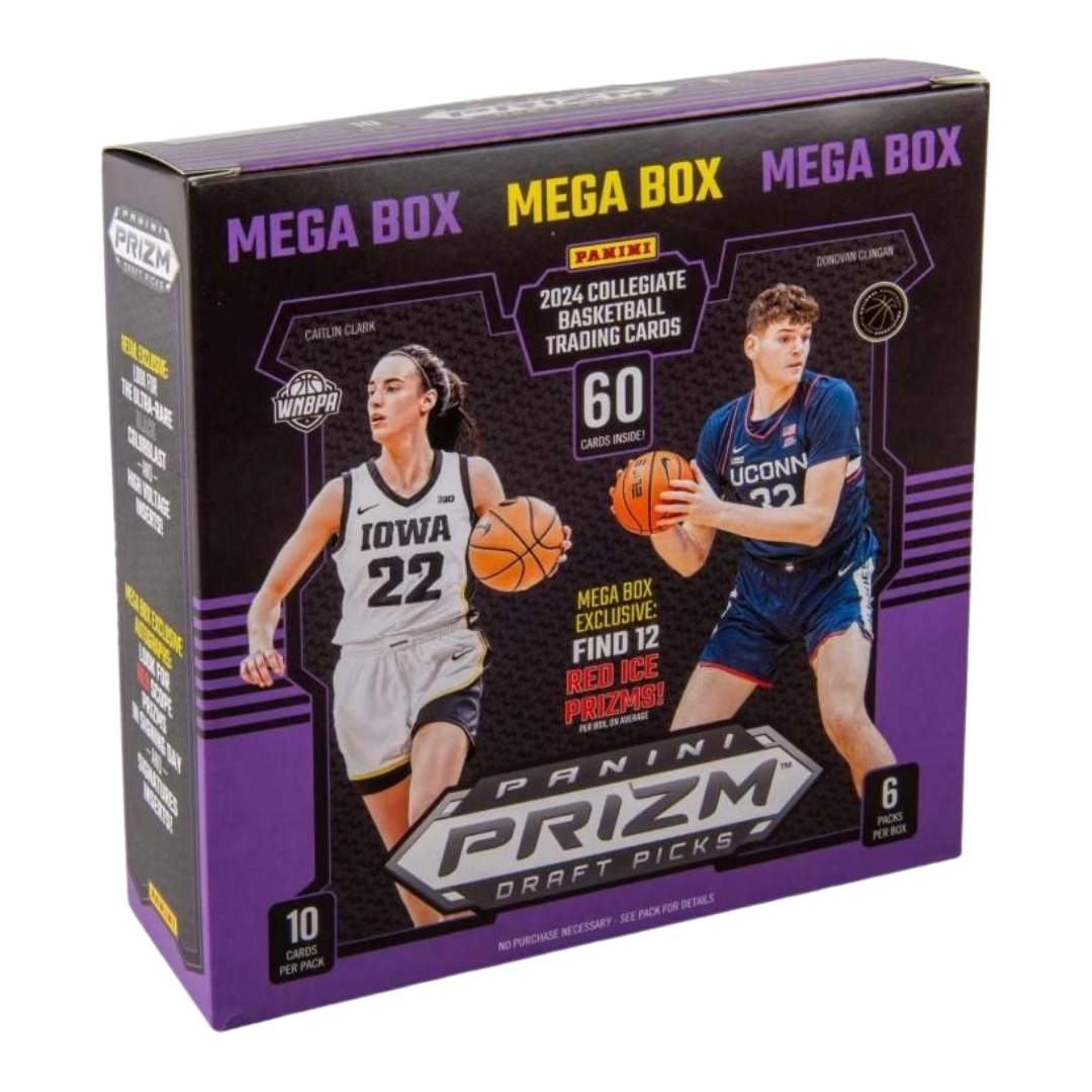 2024-25 Panini Prizm Draft Picks Basketball Mega Box(Red Ice Prizms!)