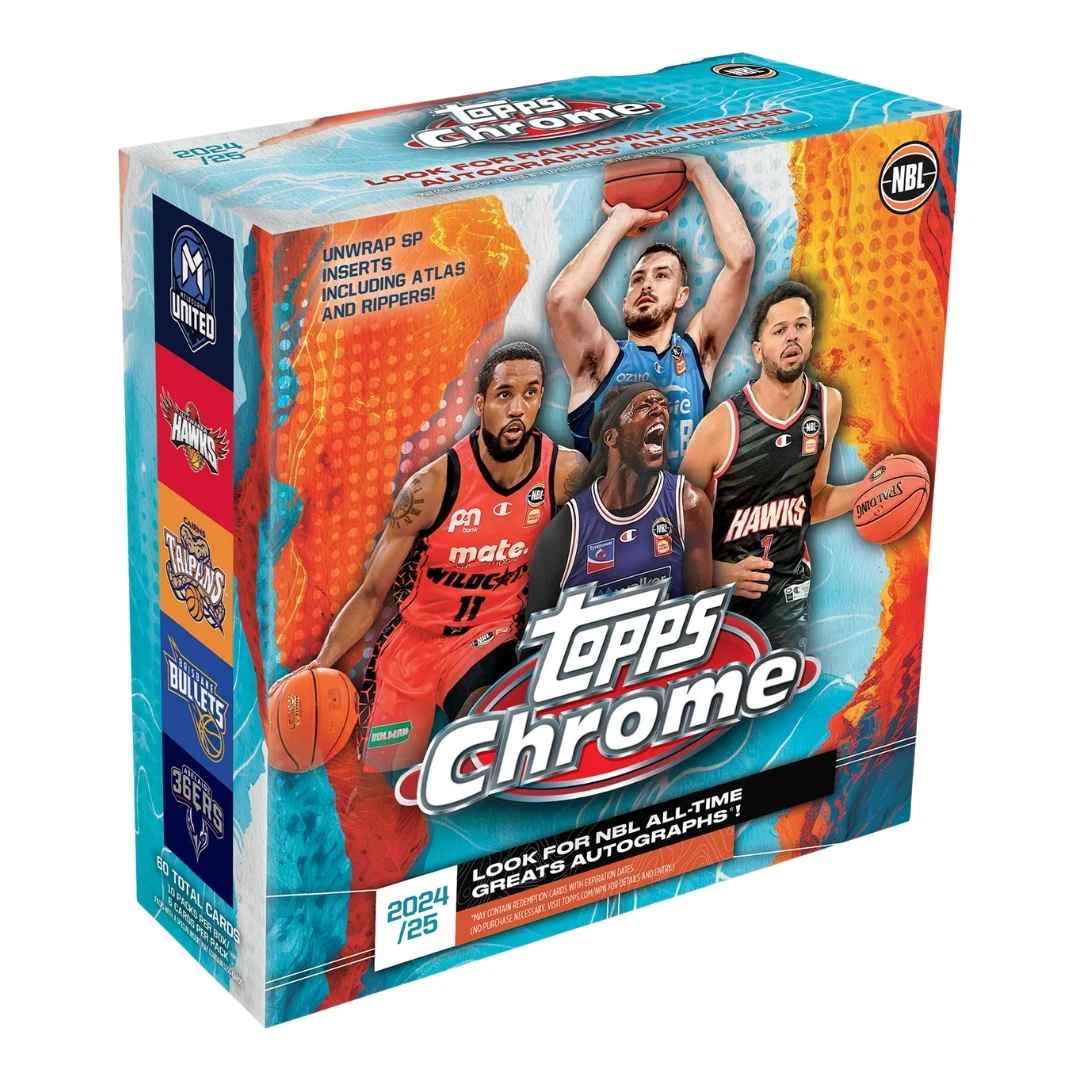 2024-25 Topps Chrome NBL Basketball Mega Box