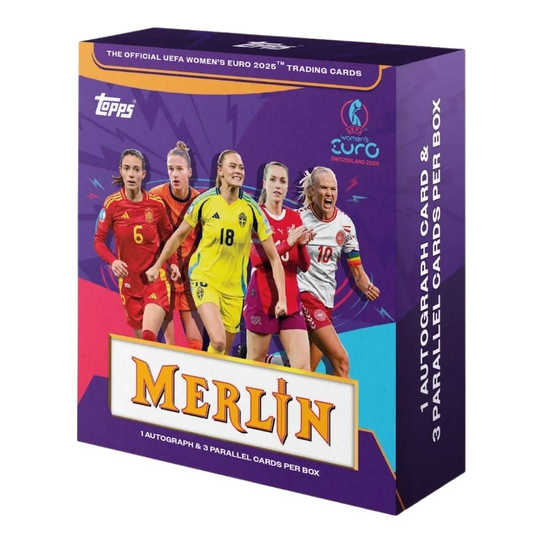 2024-25 Topps Merlin UEFA Women's Euros Soccer Hobby Box