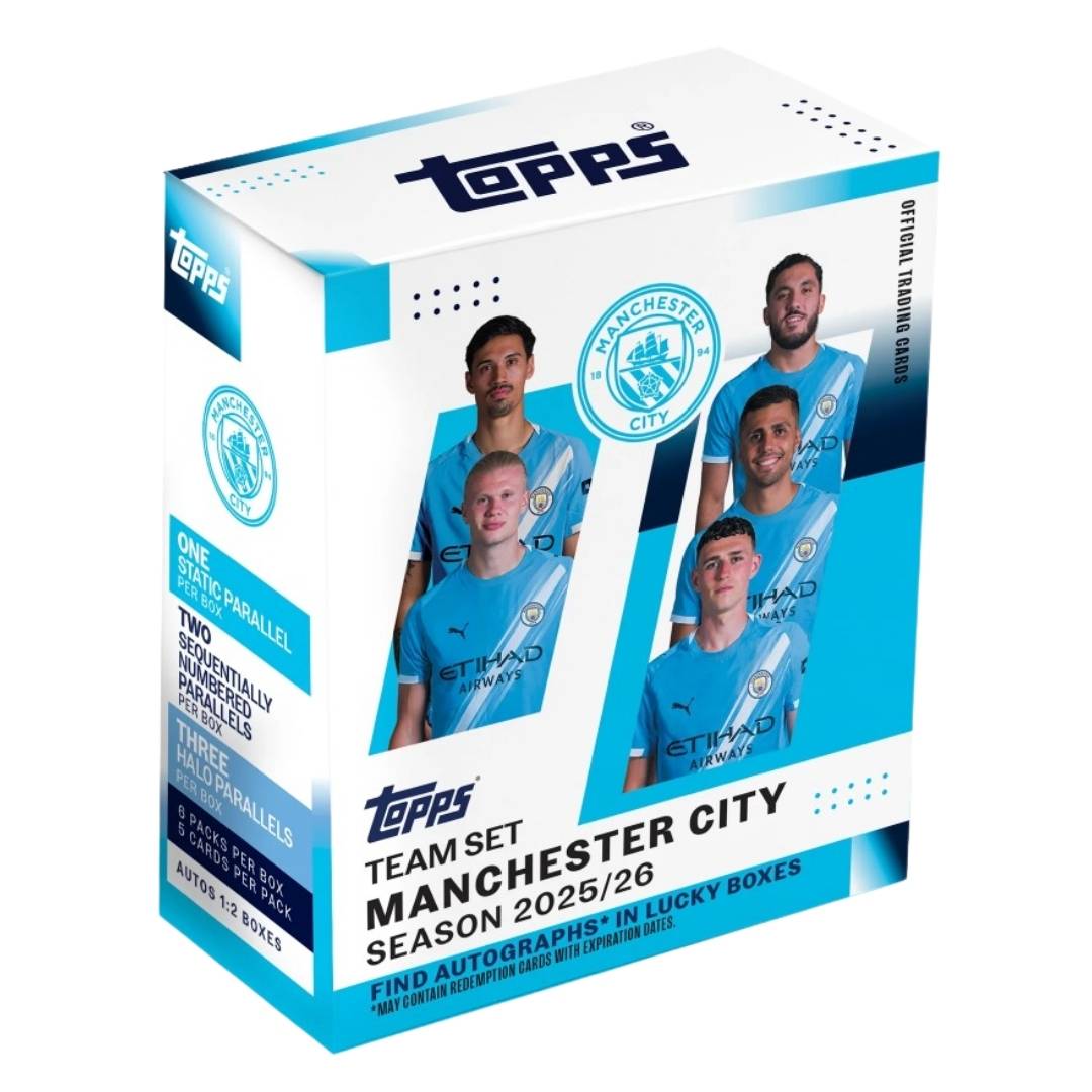 2024-25 Topps Soccer Manchester City Team Set Box