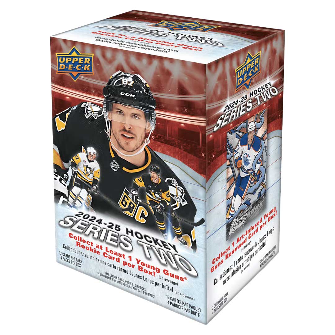 2024-25 Upper Deck Series 2 Hockey Blaster Box (Oversized Young Guns!)
