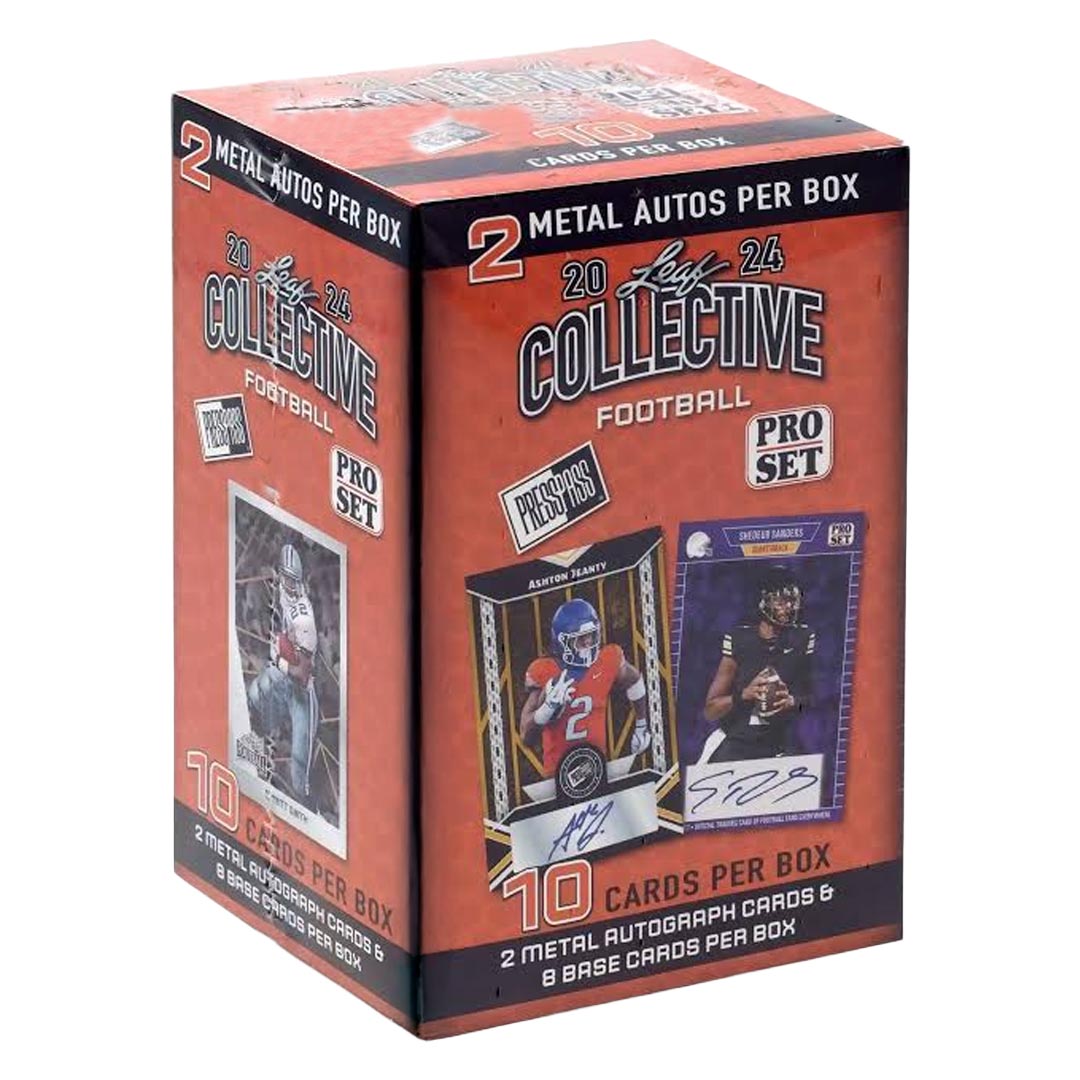  2024 Leaf Collective Football Trading Card Blaster Box