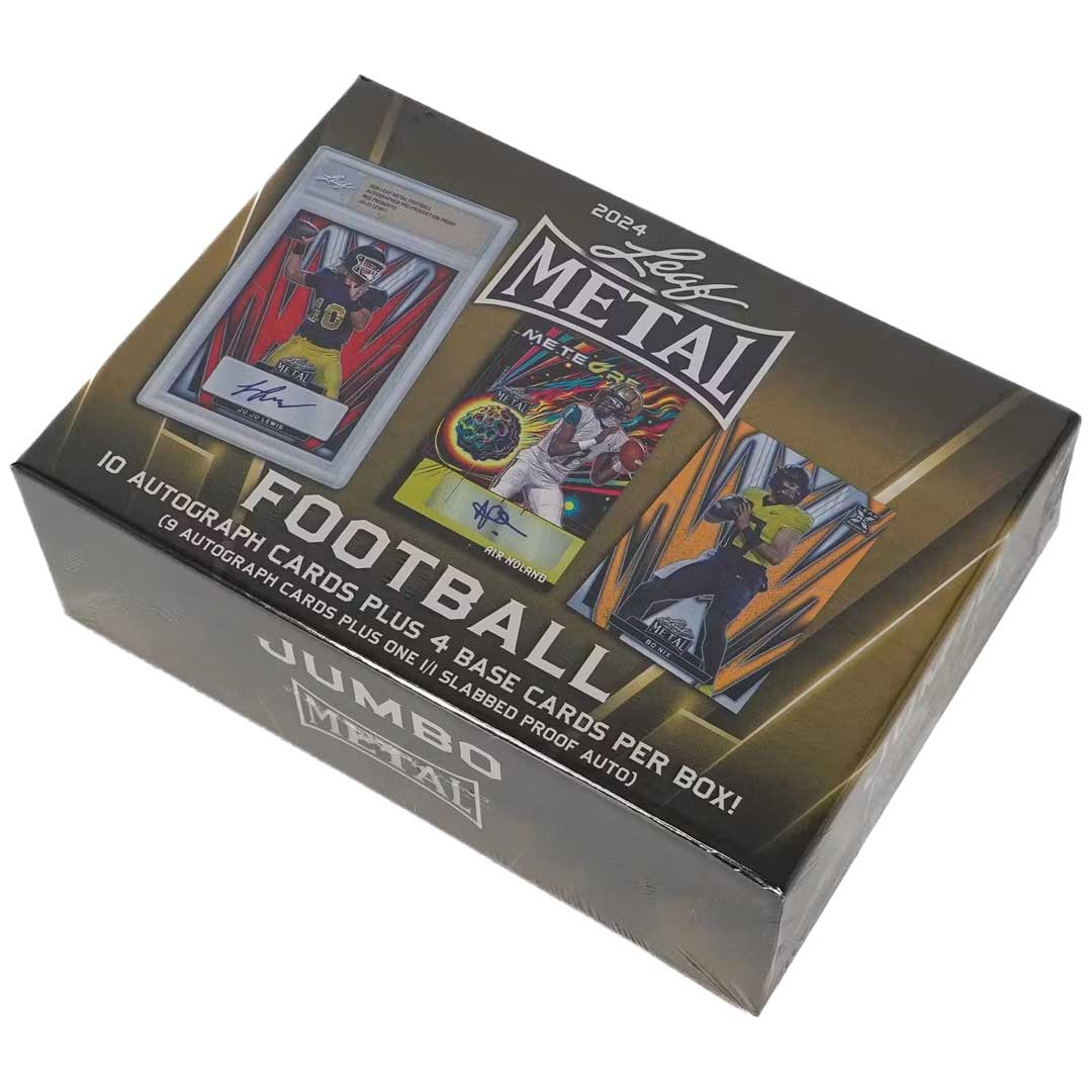 2024 Leaf Metal Football Jumbo Box