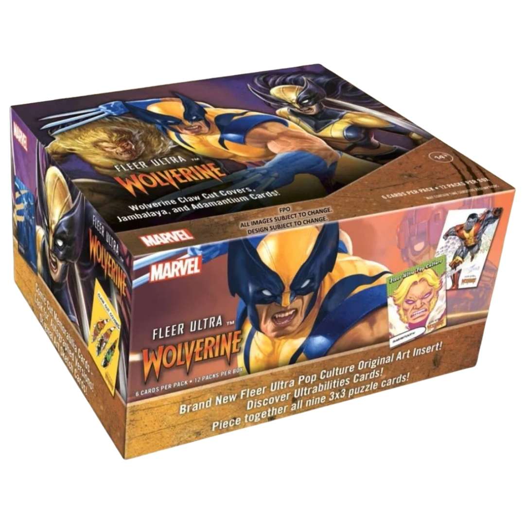 2024 Marvel Fleer Ultra Wolverine Trading Cards Hobby Box