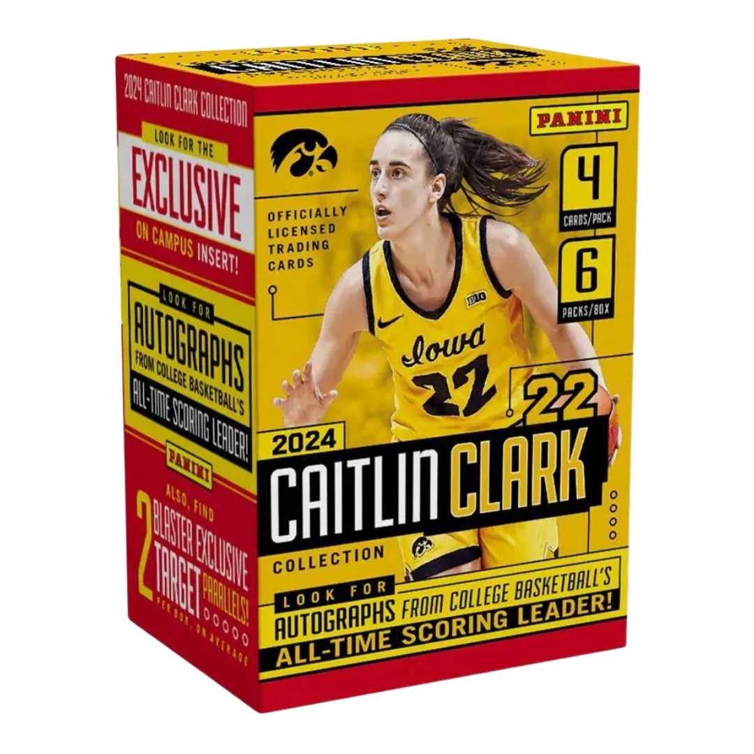 2024 Panini Caitlin Clark Collection Basketball 6-Pack Blaster Box (Target Parallels!)