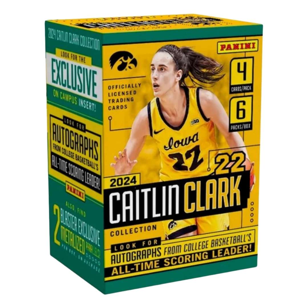 2024 Panini Caitlin Clark Collection Basketball Blaster Box(Metalized Parallels)