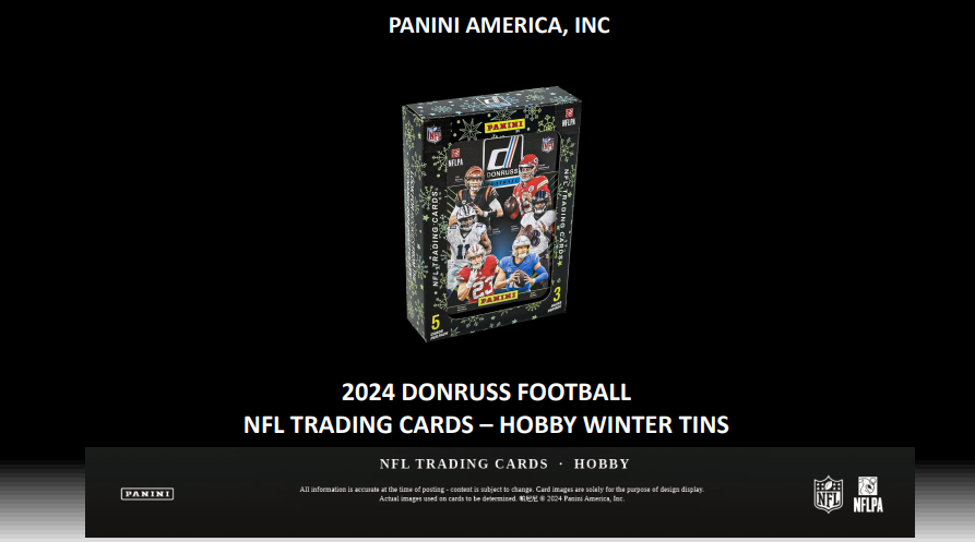 2024 Panini Donruss Football Hobby Winter 60-Tin Case