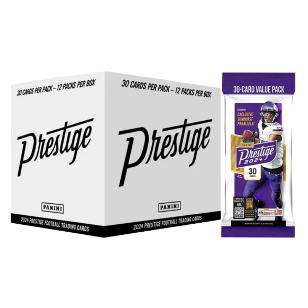 2024 Panini Prestige Football Value 12-Pack Box