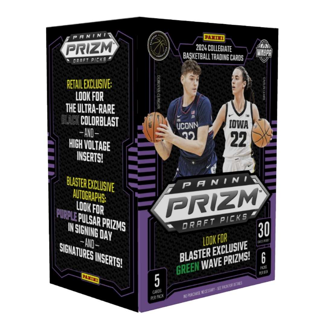 2024 Panini Prizm Collegiate Draft Picks Basketball Blaster Box (PURPLE WAVE PRIZMS)
