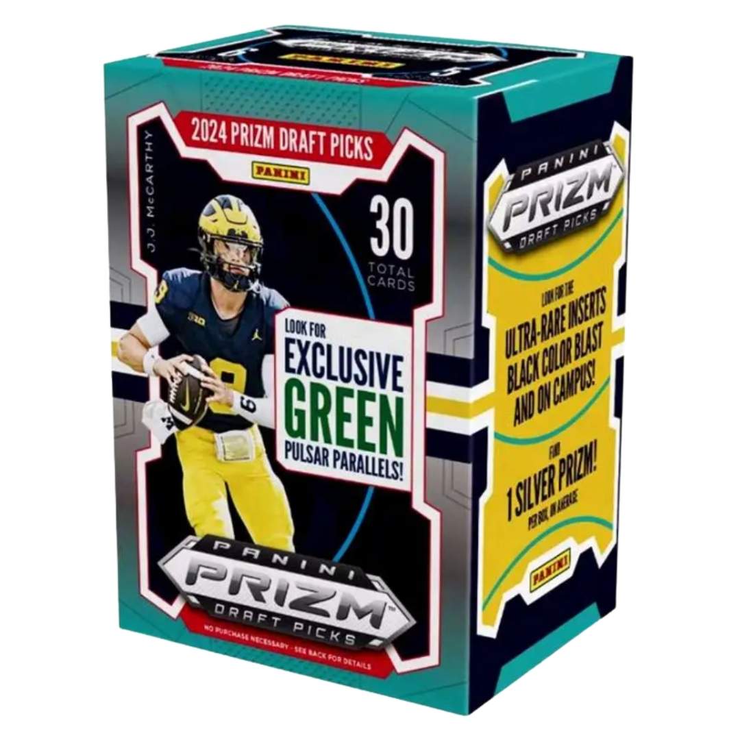2024 Panini Prizm Draft Picks Football Blaster Box(Green Pulsar Parallels!)