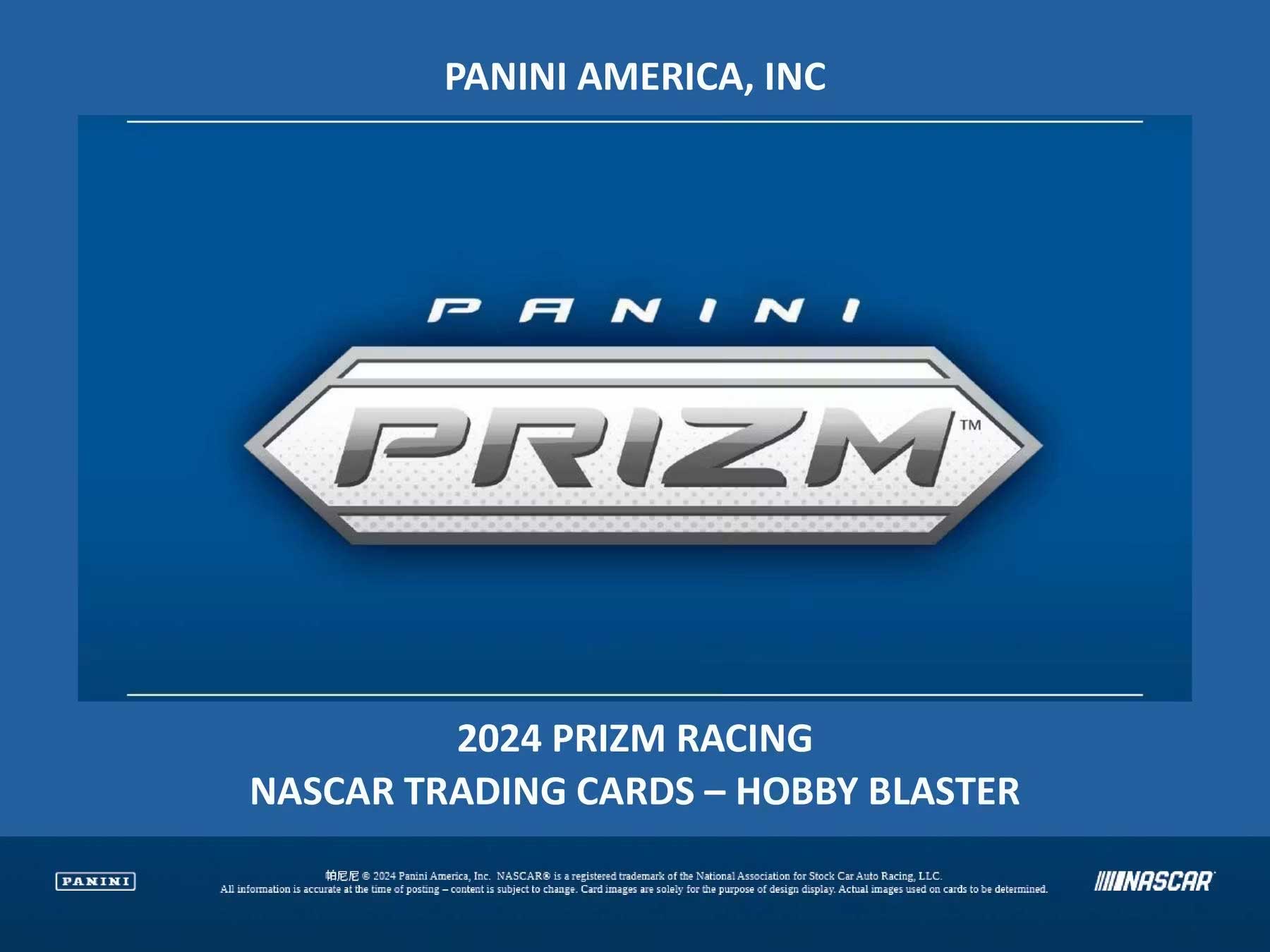 2024 Panini Prizm Racing Blaster 20-Box Case (Green Ice Prizms)