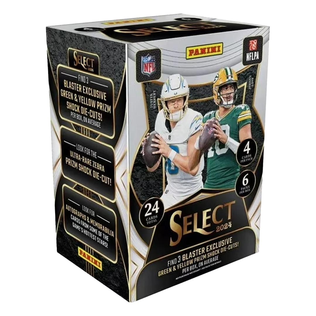 2024 Panini Select Football 6-Pack Blaster Box (Green & Yellow Prizms!)