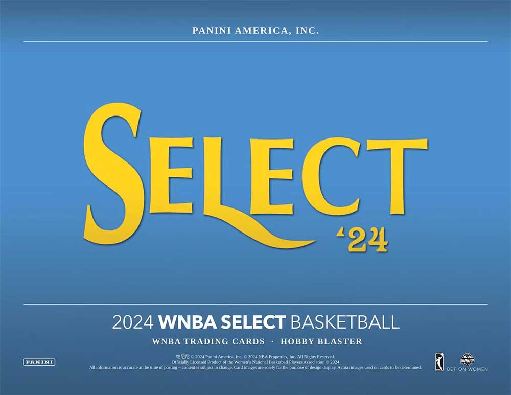 2024 Panini Select WNBA Basketball Hobby Blaster Box (Green Ice Prizms)