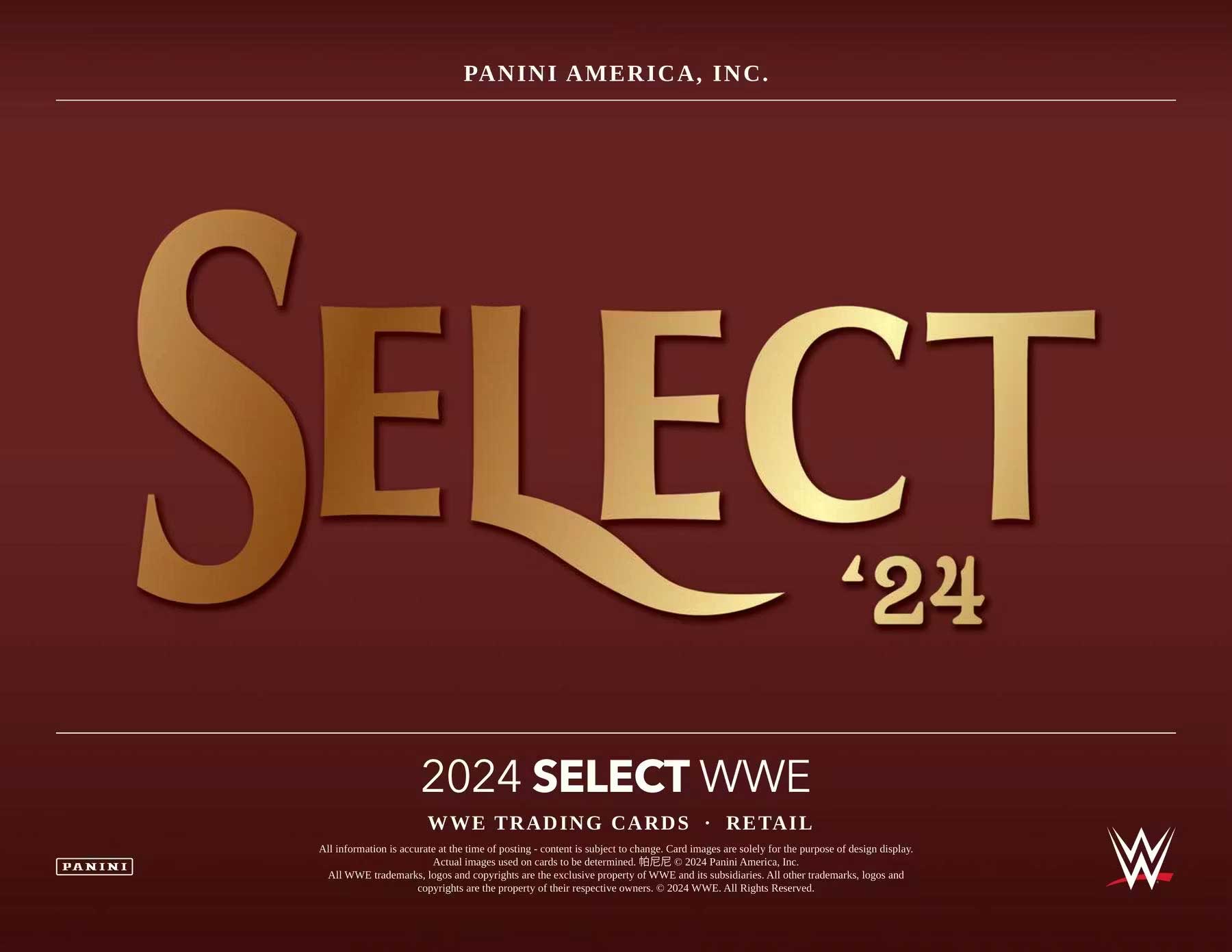 2024 Panini Select WWE Wrestling Hobby Blaster 20-Box Case