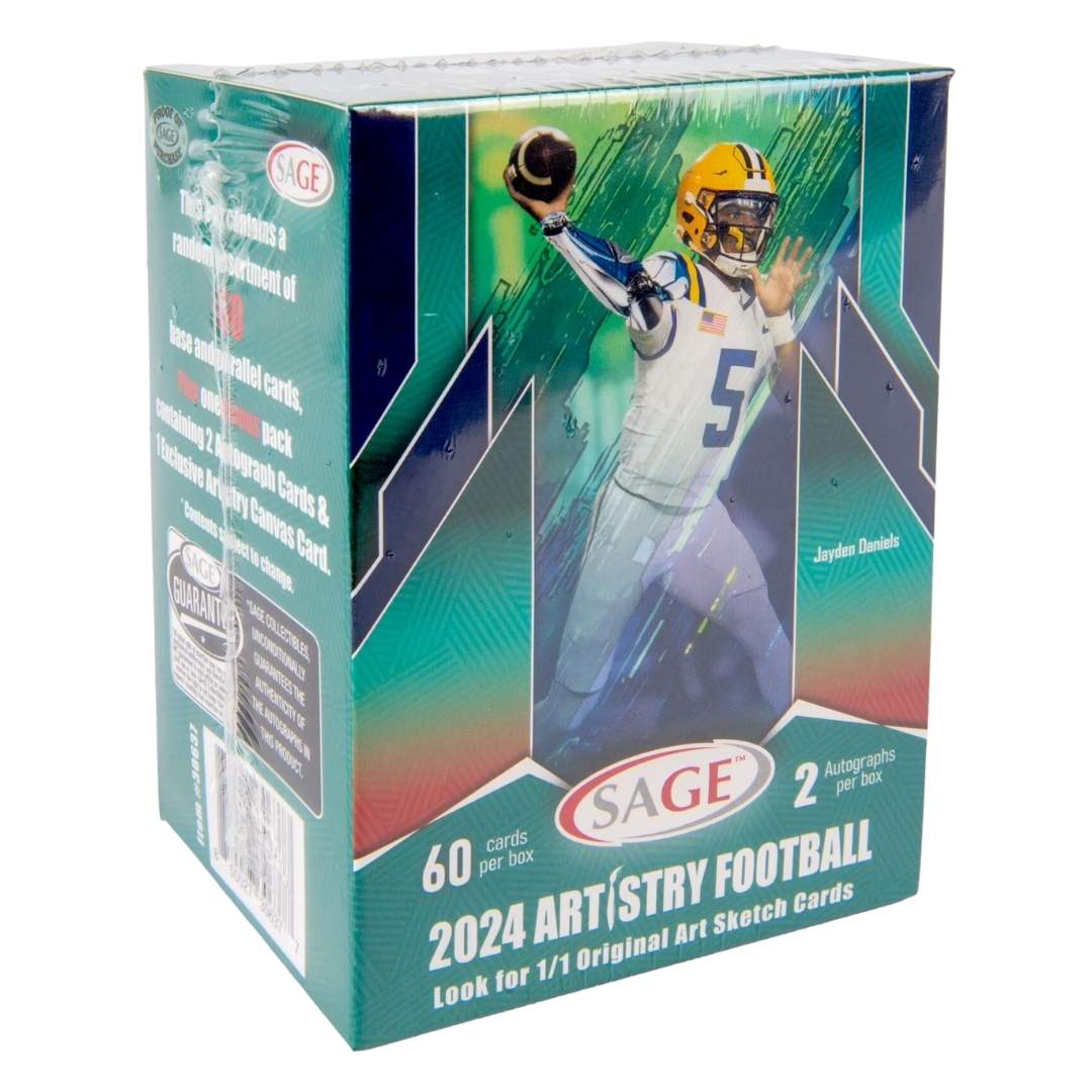 2024 Sage Artistry Football Blaster Box