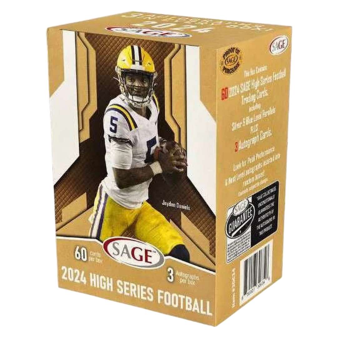 2024 Sage Hit High Series Football Blaster Box