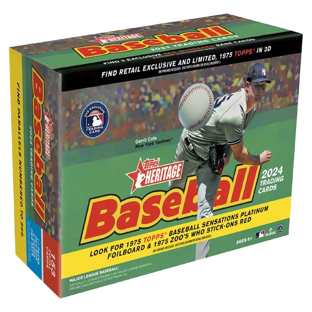2024 Topps Heritage Baseball Monster Box (Platinum Foilboard and Red Variations)