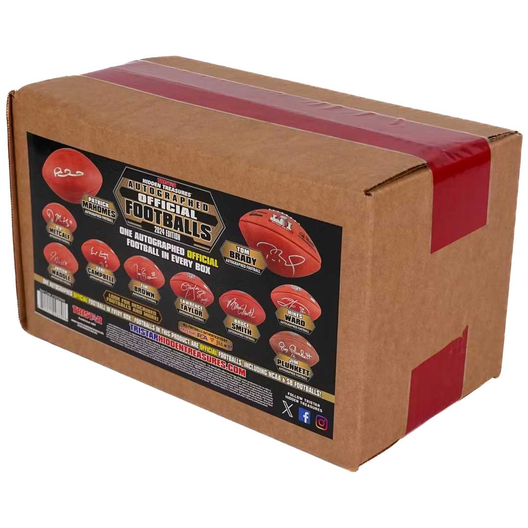 2024 Tristar Hidden Treasures Official Autographed Footballs Box