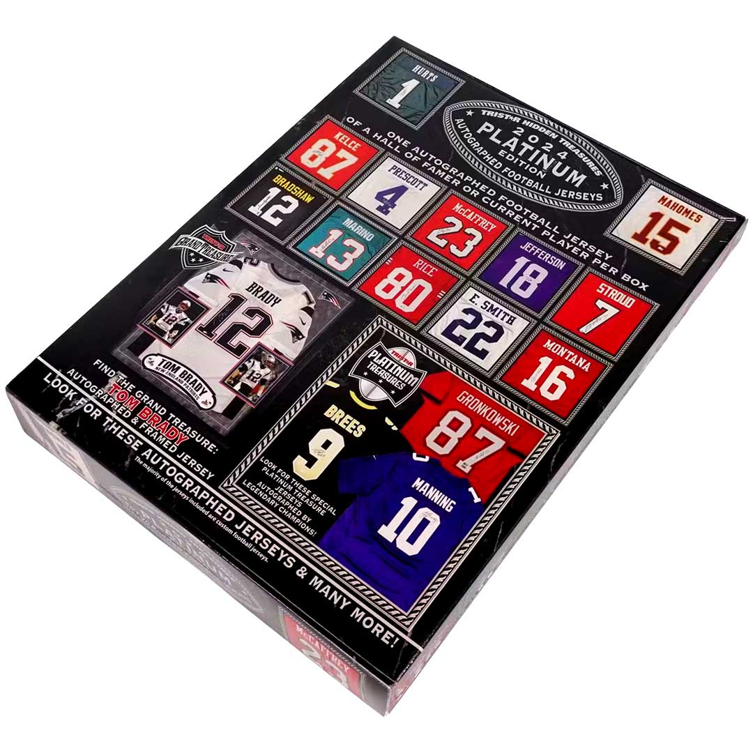 2024 TriStar Hidden Treasures Platinum Edition Autographed Football Jersey Hobby Box