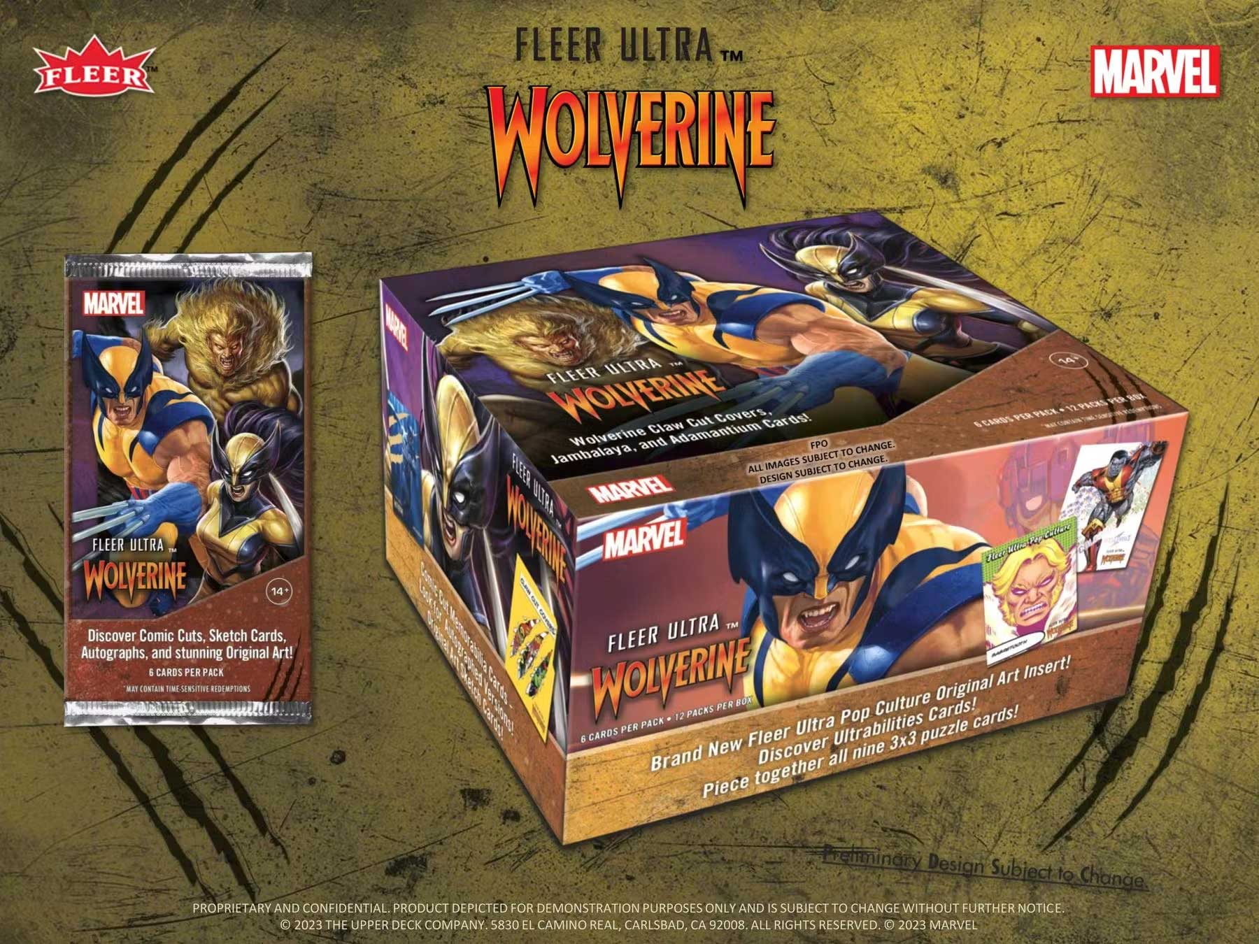 2024 Upper Deck  Marvel Fleer Ultra Wolverine Blaster 20-Box Case