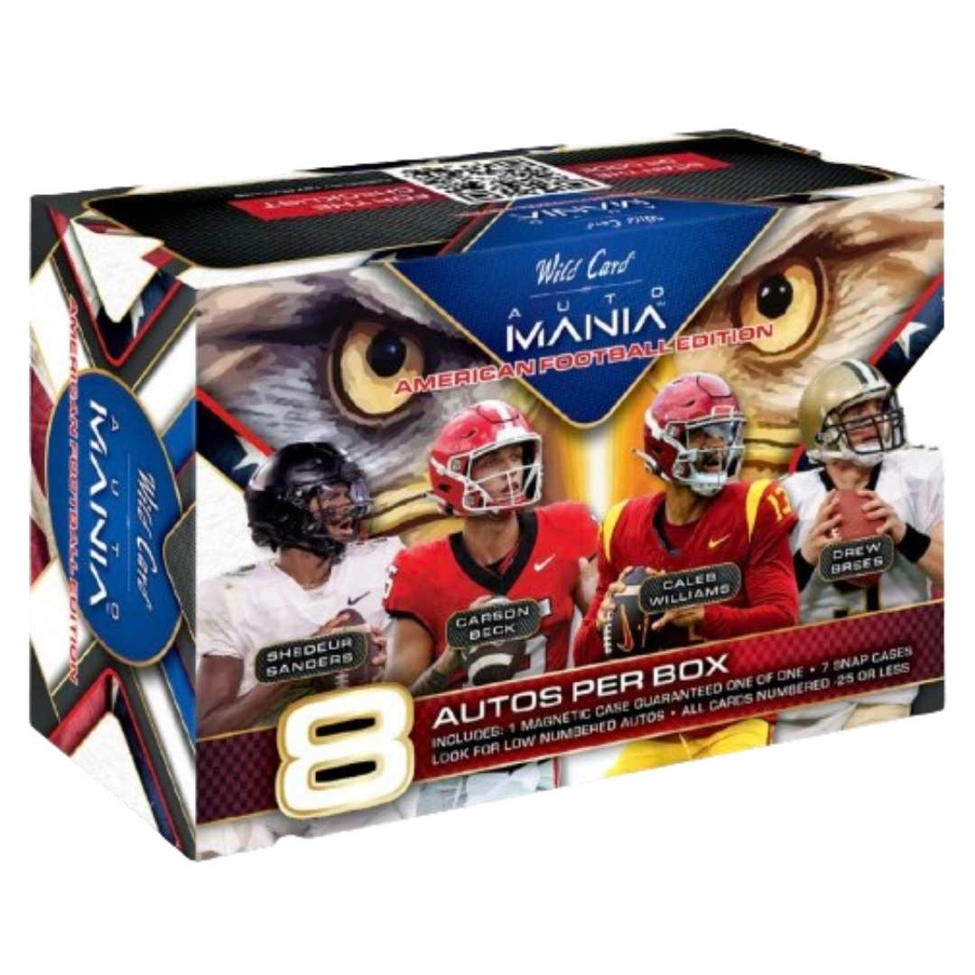 2024 Wild Card Auto Mania American Football Hobby Box