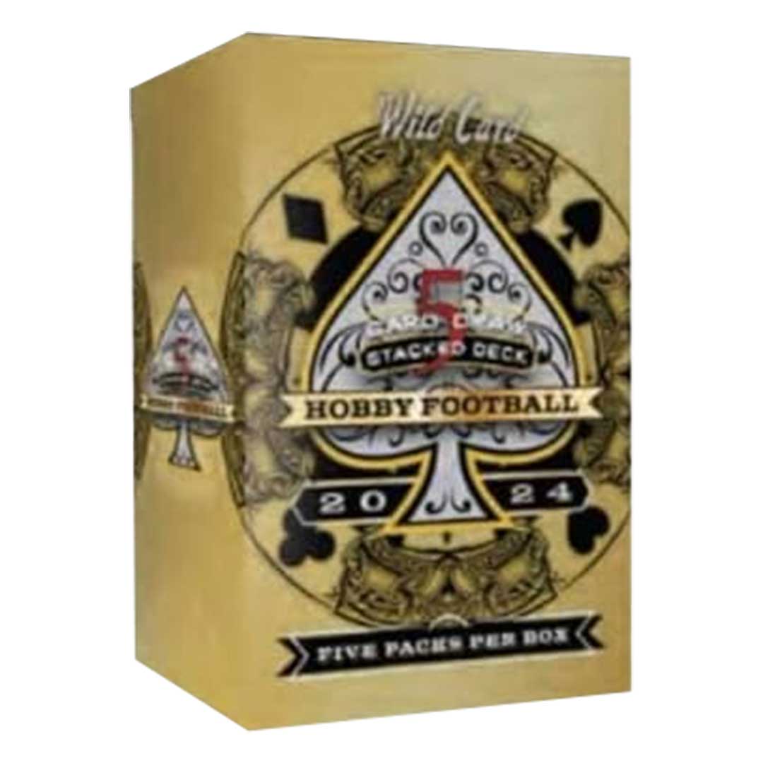 2024 Wild Card Five Card Draw Stacked Deck Football Hobby Box