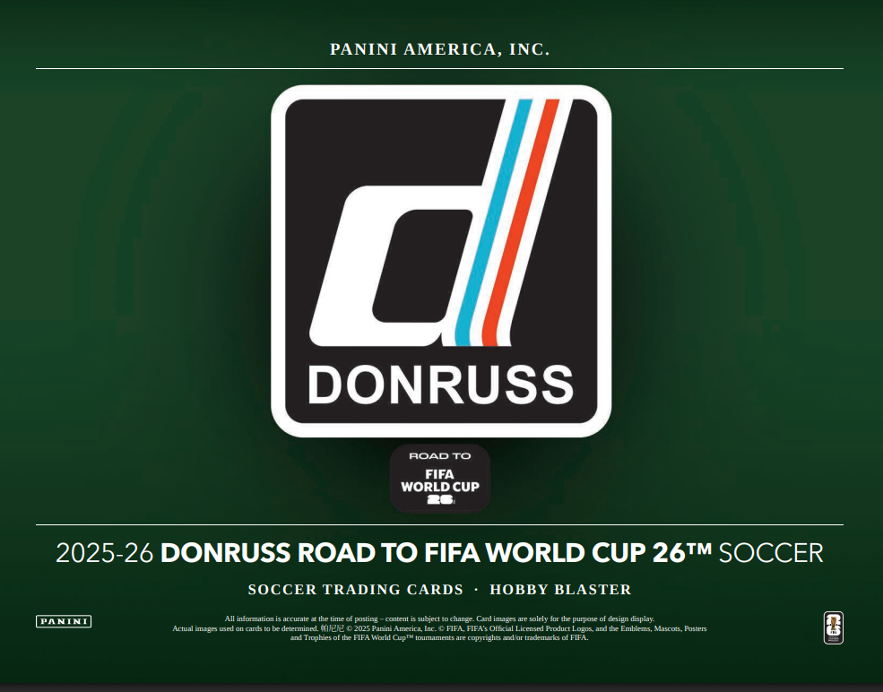 2025-26 Panini Donruss Road to FIFA World Cup Soccer Hobby Blaster Box