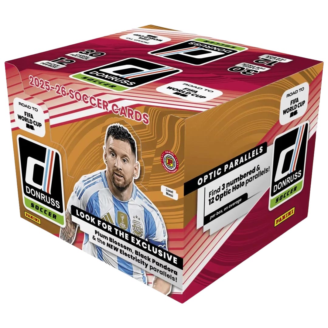2025-26 Panini Donruss Road to FIFA World Cup Soccer Hobby International Box