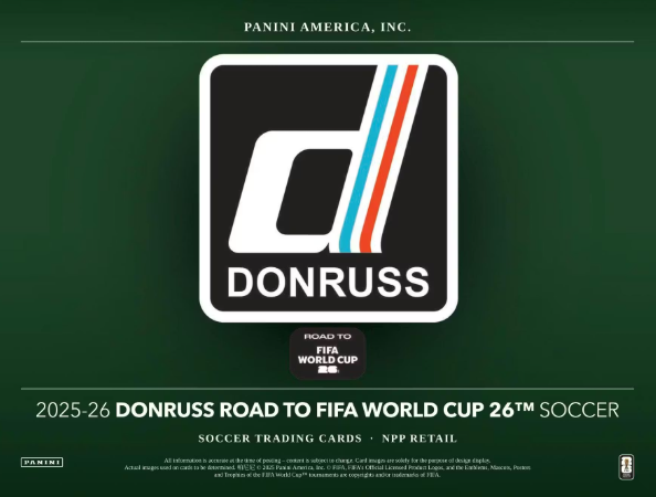 2025-26 Panini Donruss Road to FIFA World Cup Soccer Jumbo Value Box