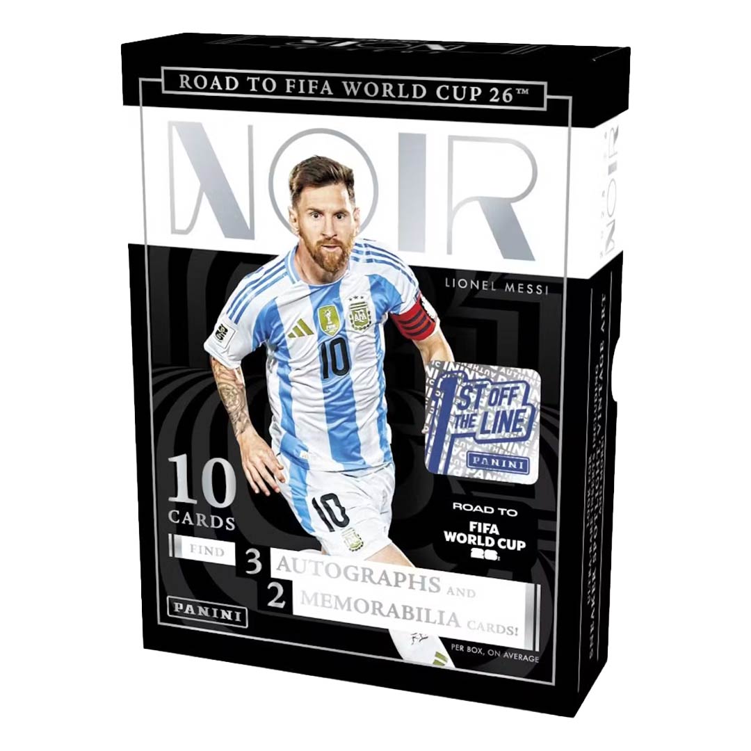 2025-26 Panini Noir Road to FIFA World Cup Soccer 1st Off The Line FOTL Hobby Box