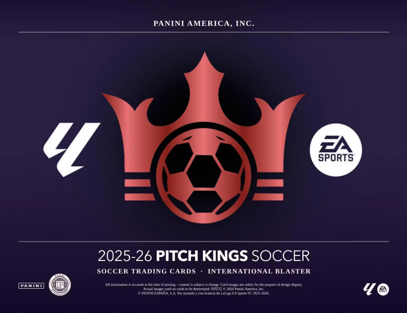2025-26 Panini Pitch Kings Soccer International Blaster Pack