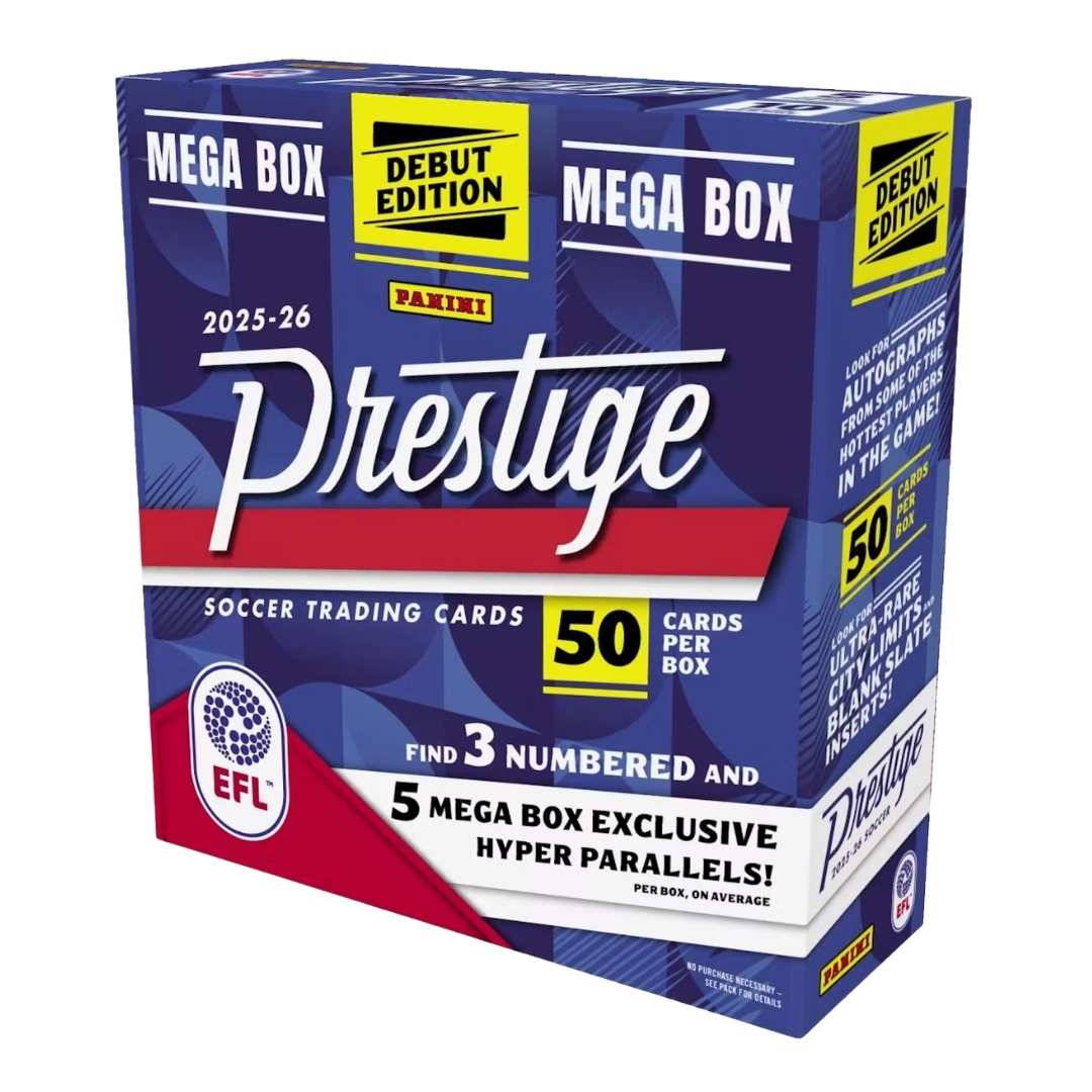 2025-26 Panini Prestige EFL Soccer International Mega Box
