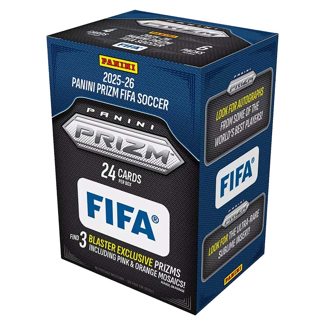 2025-26 Panini Prizm FIFA Soccer Blaster Box (Pink & Orange Mosaics!)