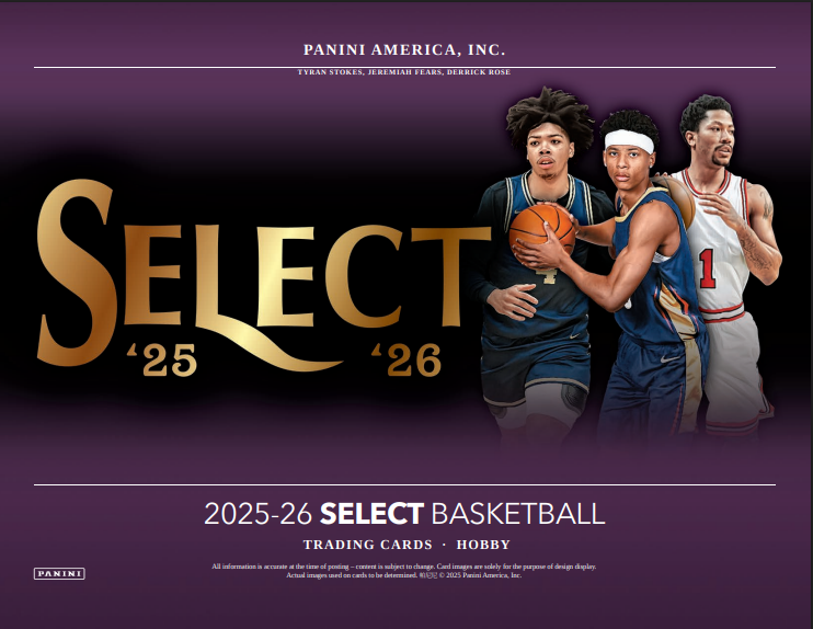 2025-26 Panini Select Basketball Hobby 12-Box Case