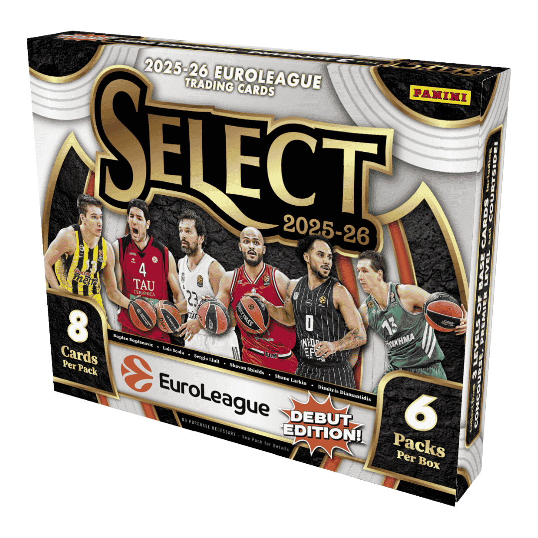 2025-26 Panini Select EuroLeague Basketball Hobby Box