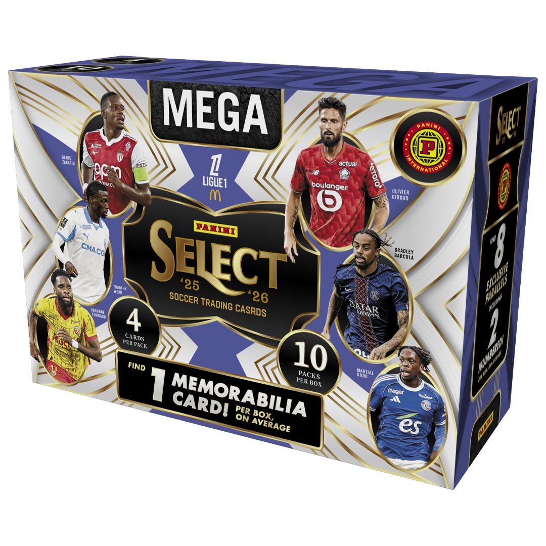 2025-26 Panini Select Ligue 1 Soccer International Mega Hobby Box